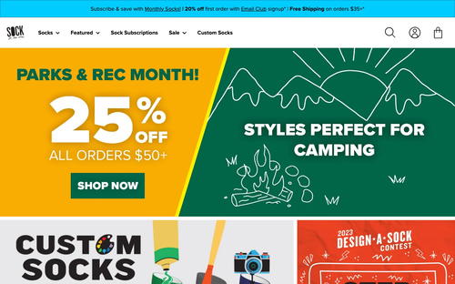 Sock It to Me website screenshot