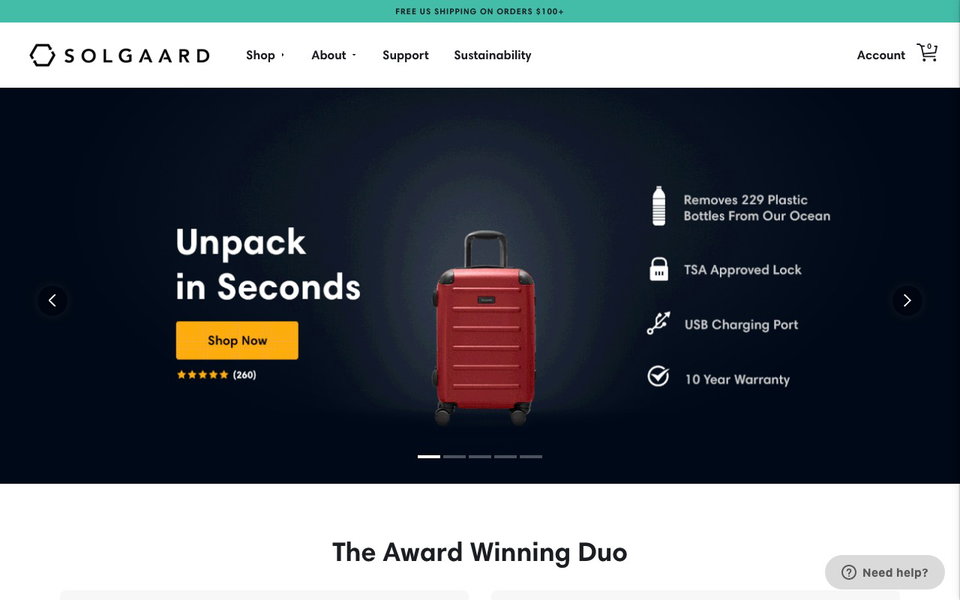 Solgaard website