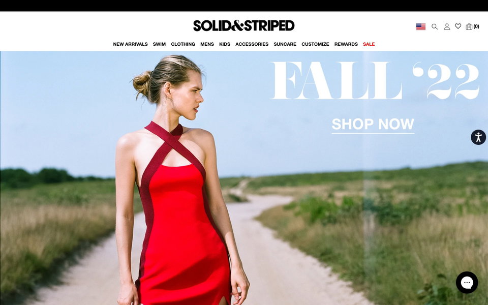 Solid & Striped website