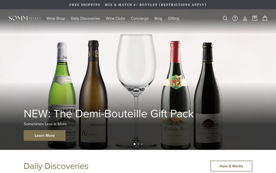SommSelect website
