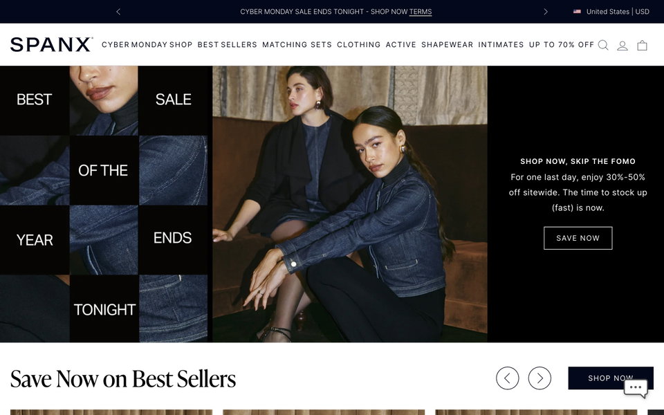Spanx website
