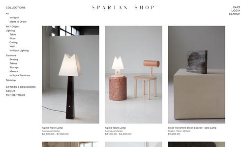 Spartan website screenshot