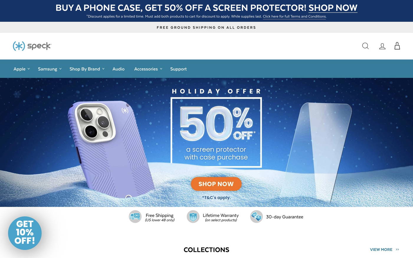 Speck Products screenshot