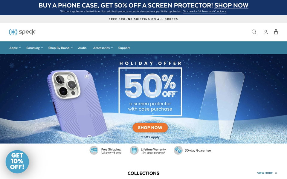 Speck Products website