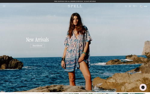 Spell website screenshot