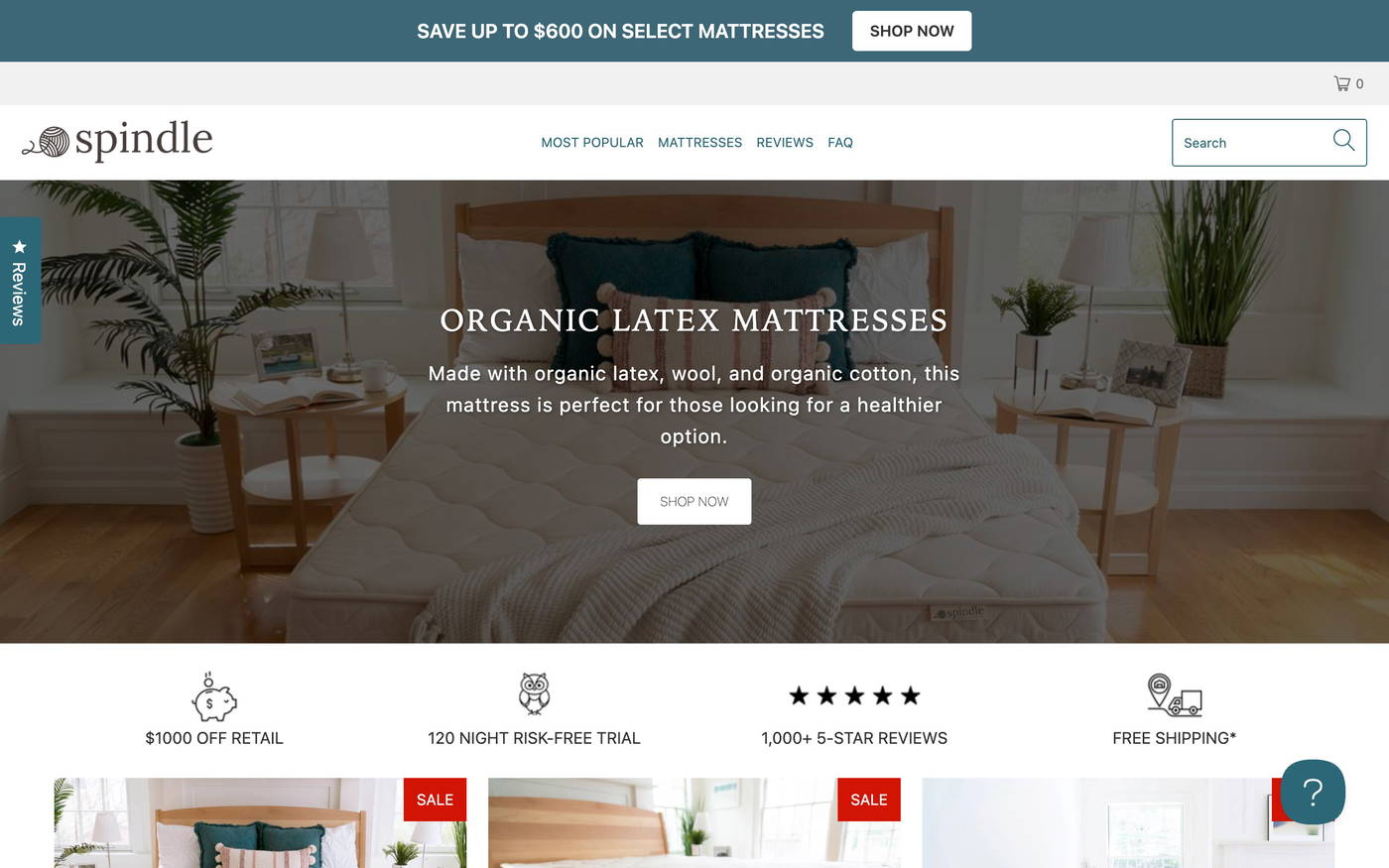 Spindle Mattress screenshot