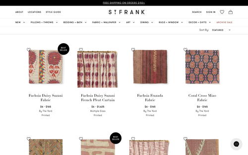 St. Frank website screenshot