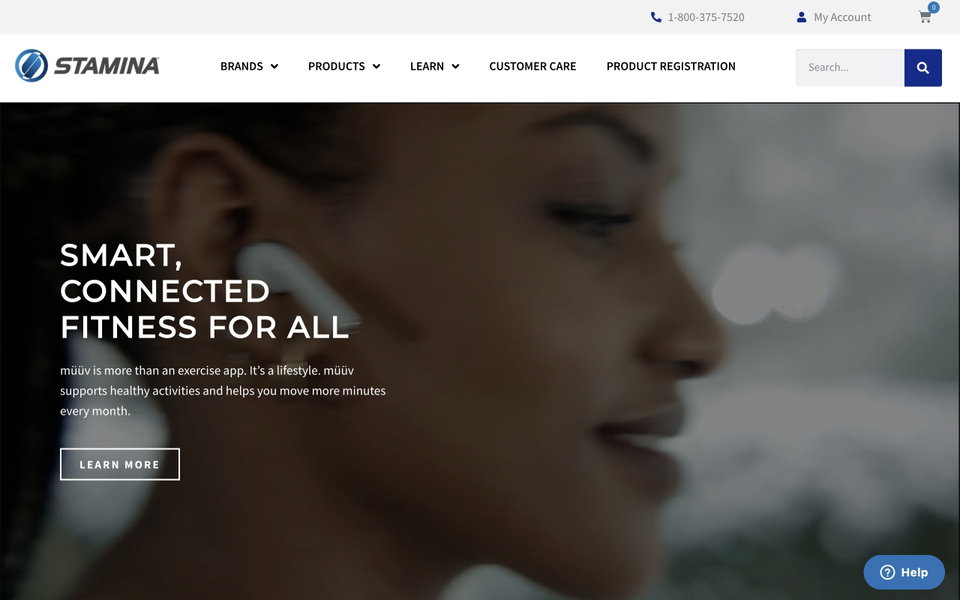 Stamina Products website