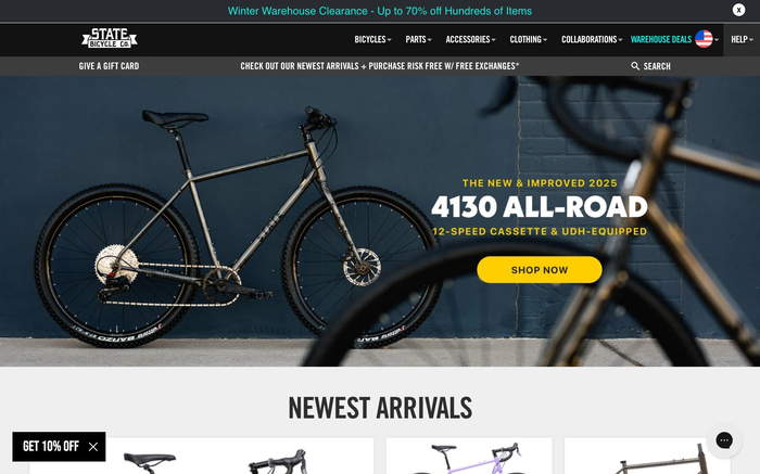 State Bicycle Co. screenshot