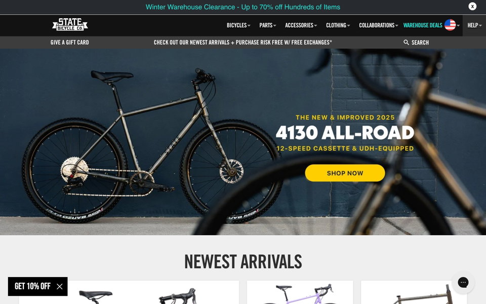 State Bicycle Co. website