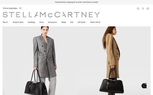 Stella McCartney website
