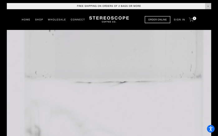 Stereoscopecoffee.com screenshot