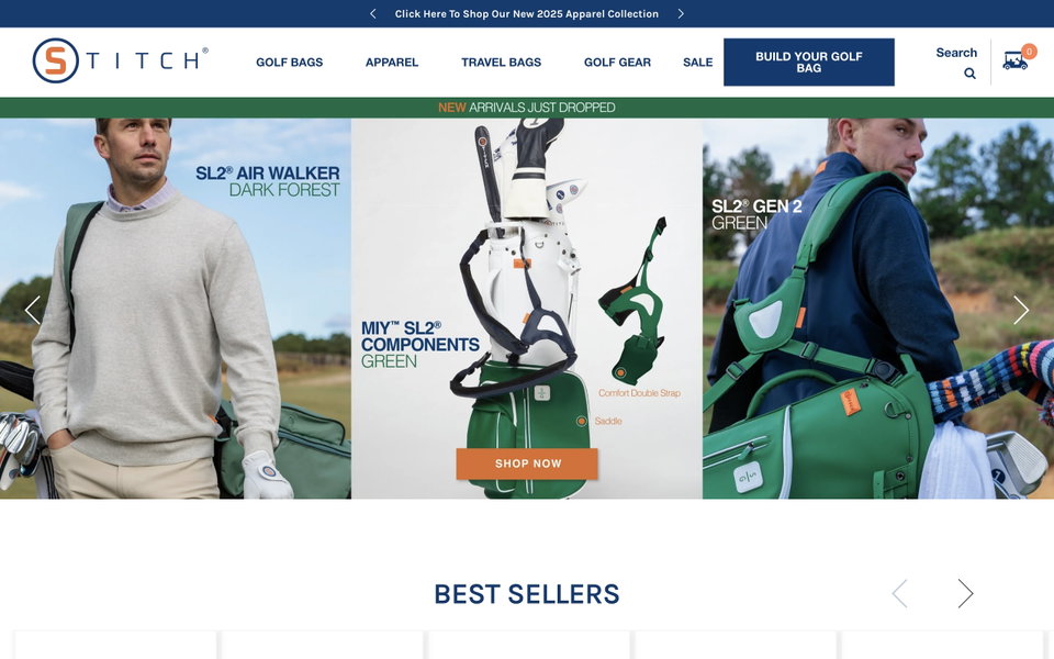 Stitch Golf website