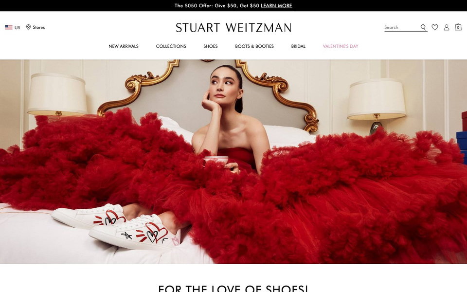 Stuart Weitzman website