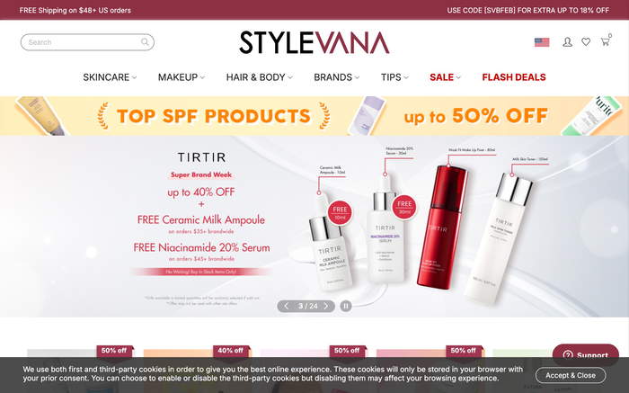 Stylevana screenshot