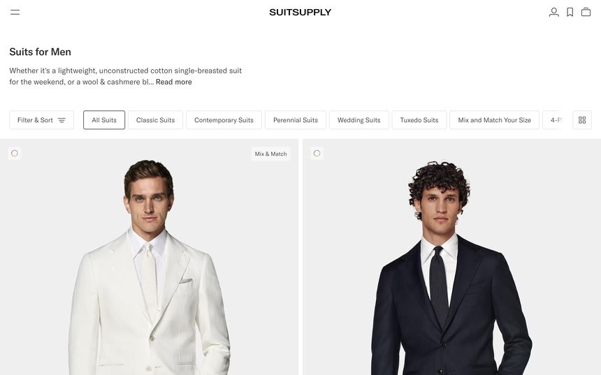 Suitsupply on Shomp