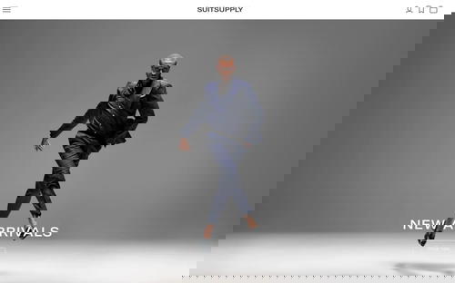 Suitsupply website screenshot