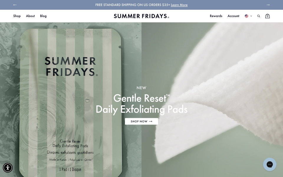 Summer Fridays website