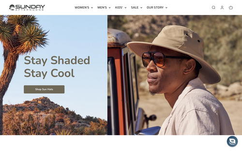 Sunday Afternoons website screenshot