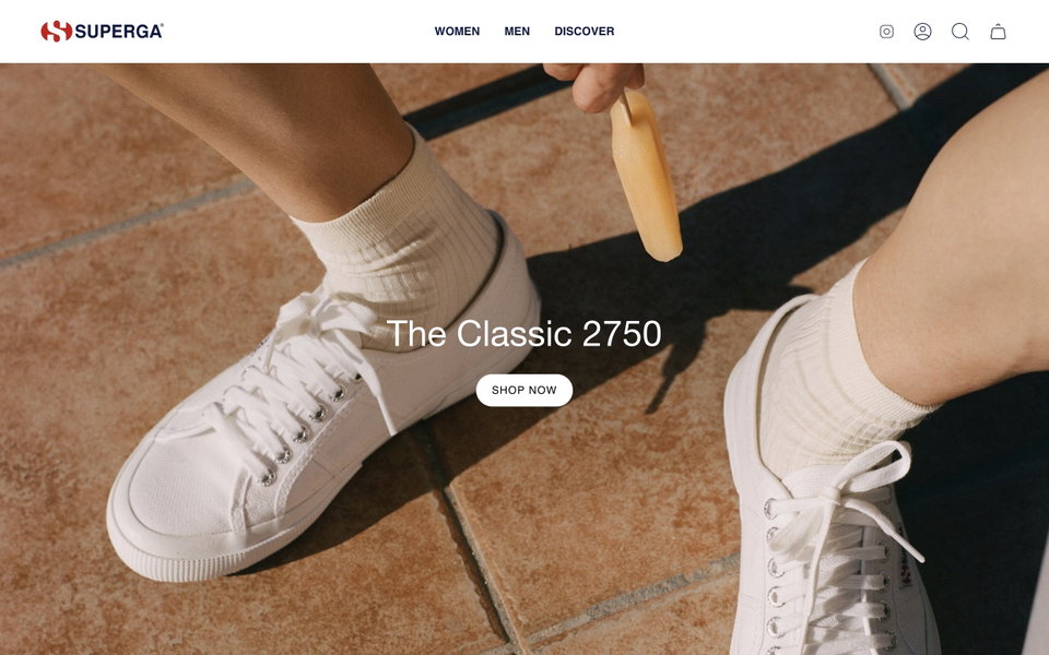 Superga USA website