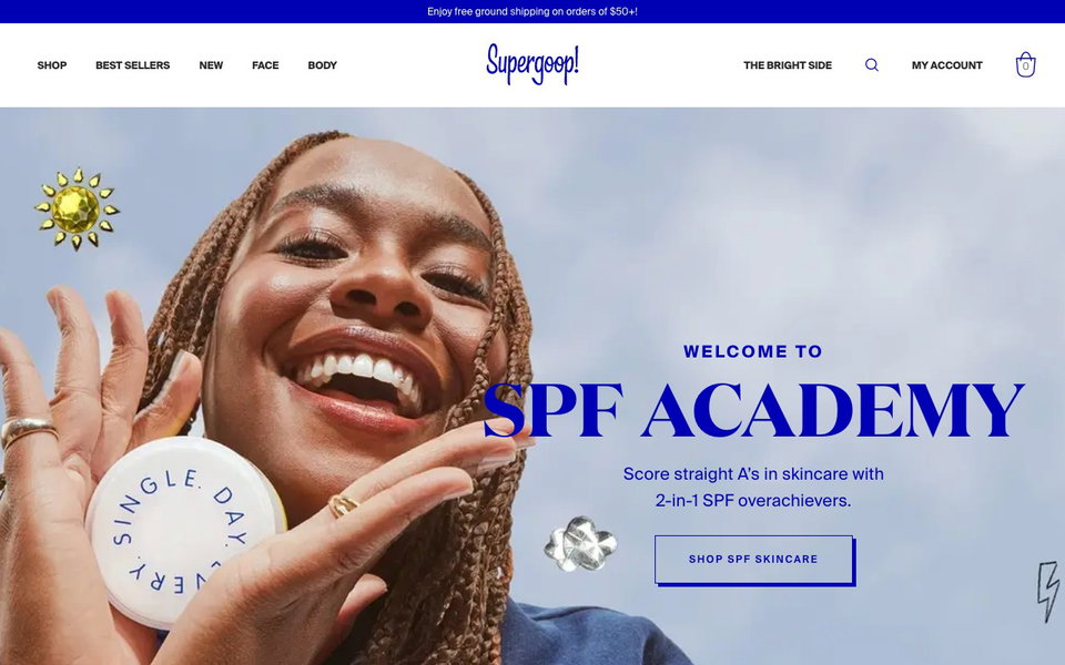 Supergoop! website