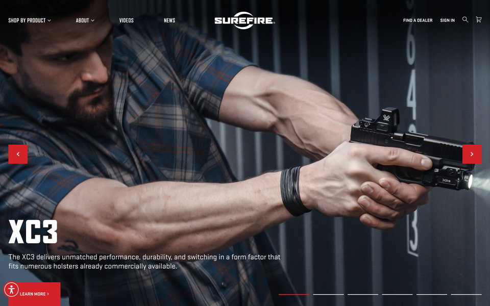 SureFire website