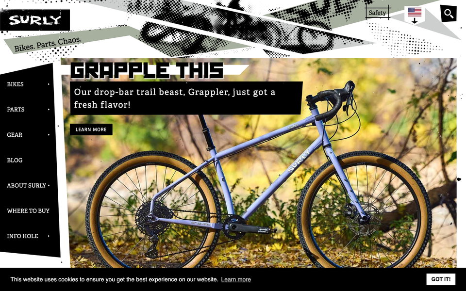 Surly Bikes website
