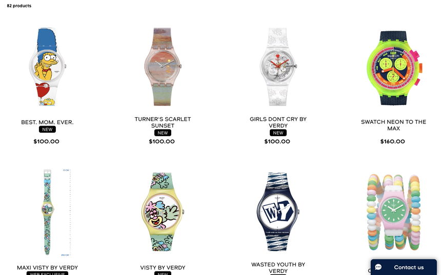 Swatch on Shomp