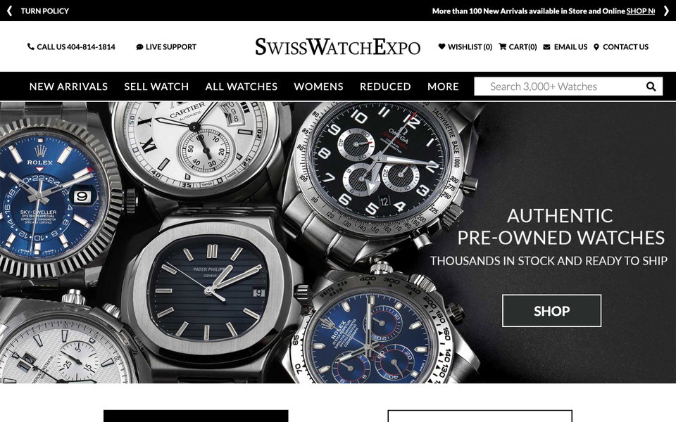 SwissWatchExpo website