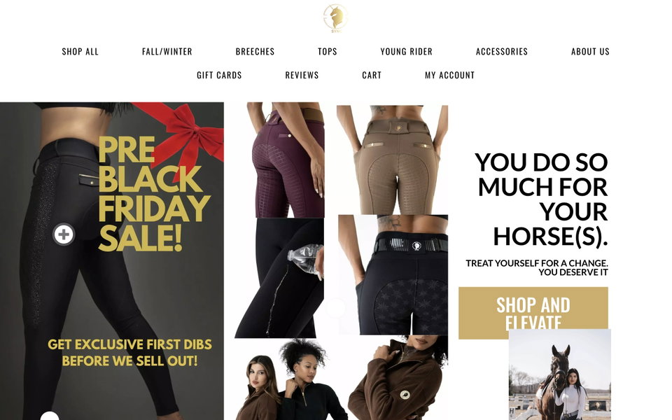 Sync Equestrian website