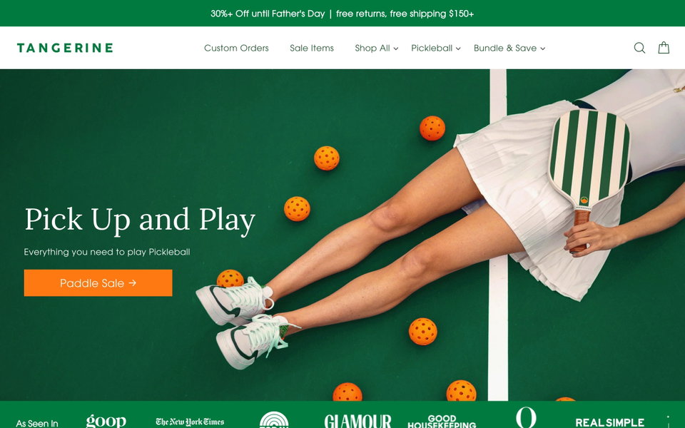 Tangerine Paddle website
