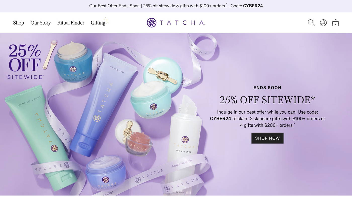 Tatcha screenshot