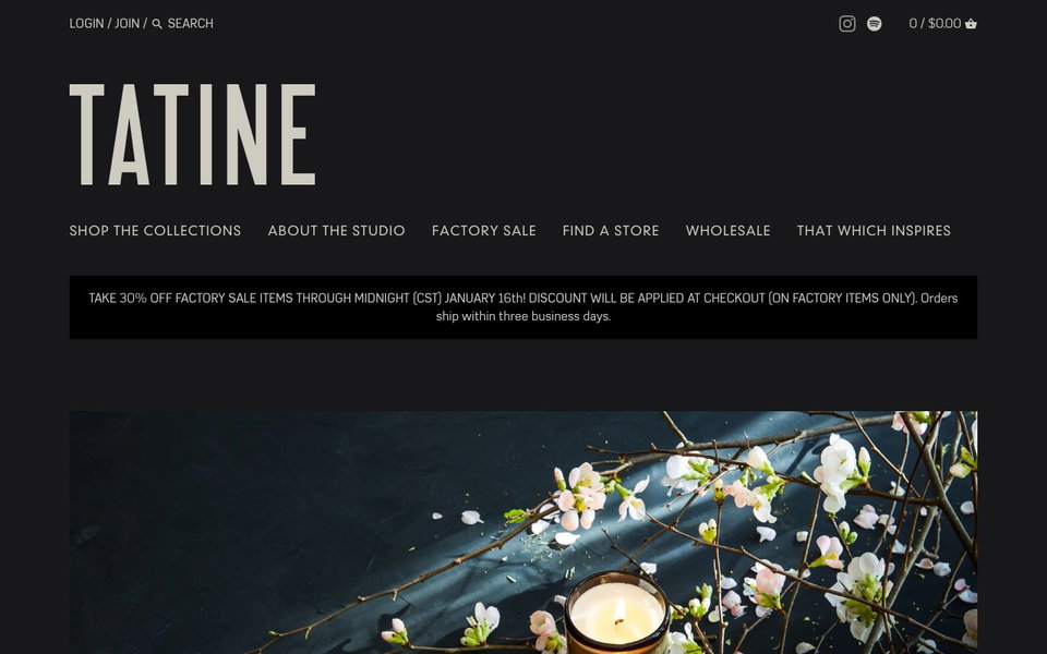 TATINE website