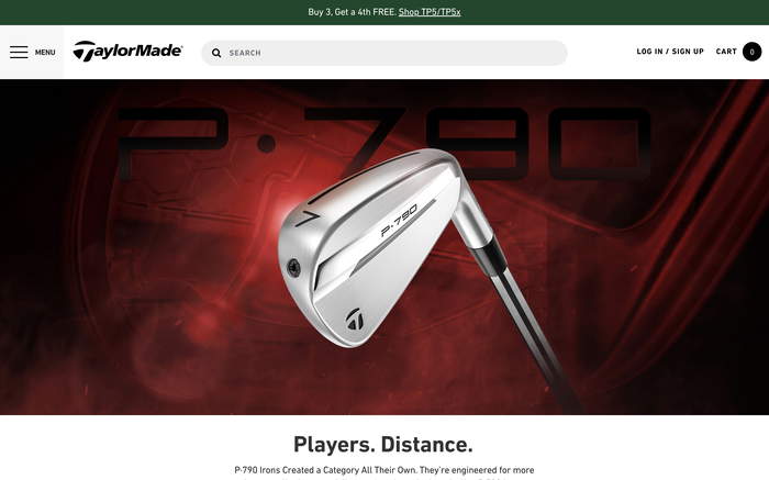 TaylorMade Golf screenshot