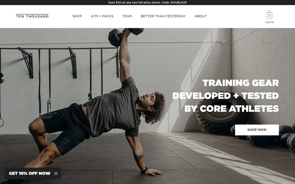 Ten Thousand website