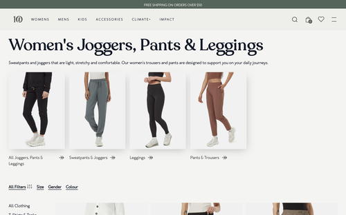 tentree website screenshot