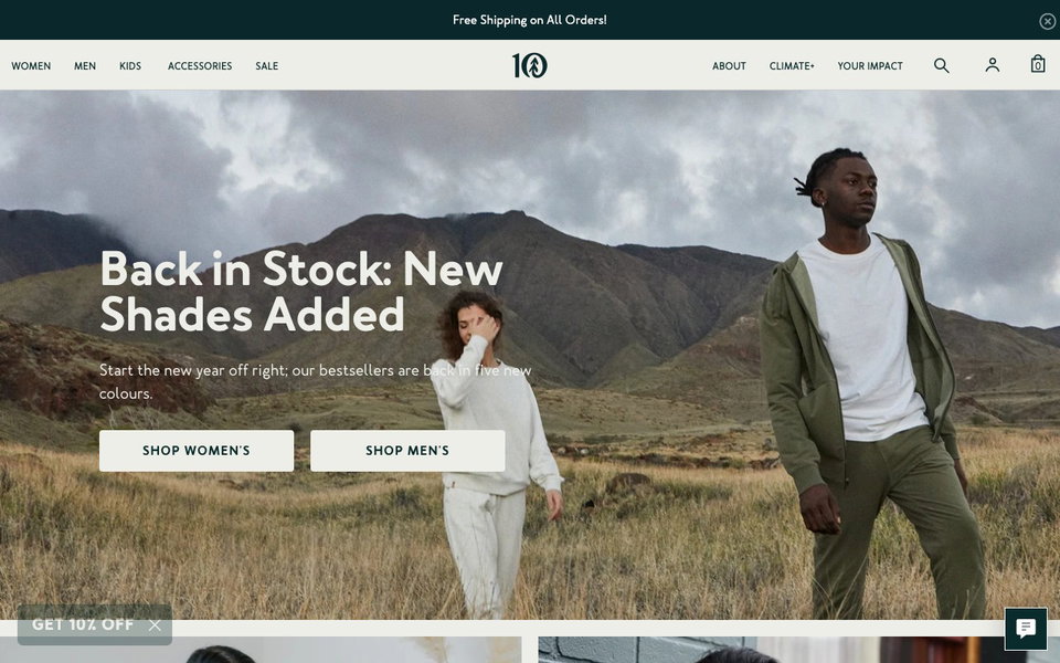 tentree website