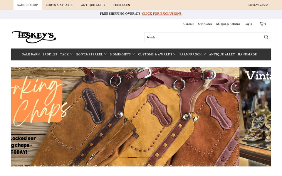 Teskeys website