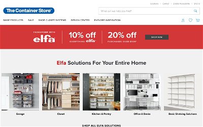 The Container Store on Shomp
