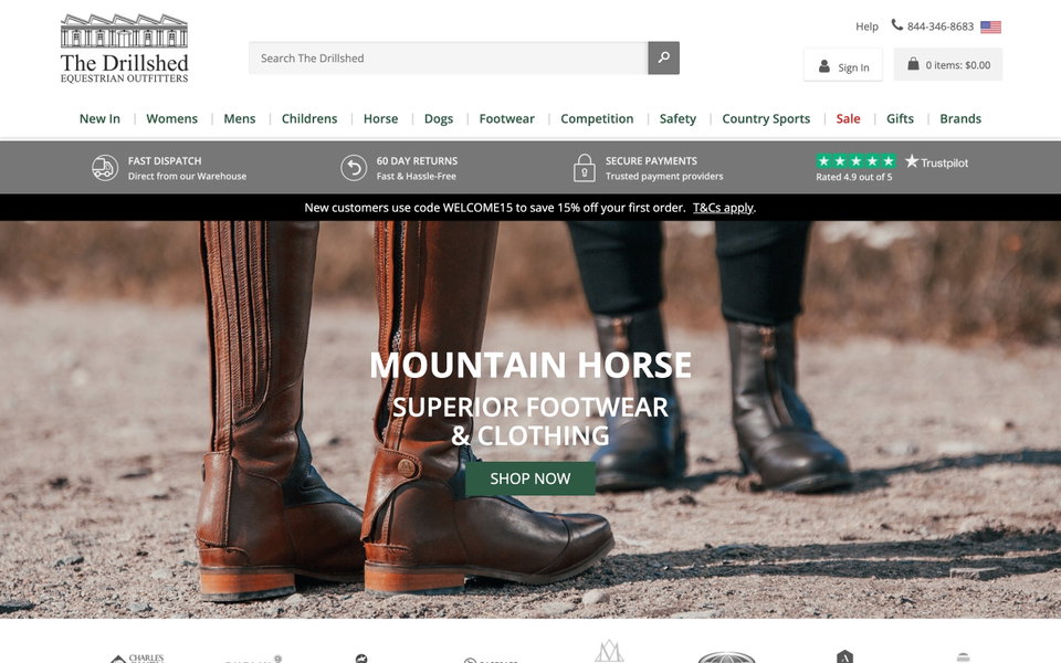The Drillshed website