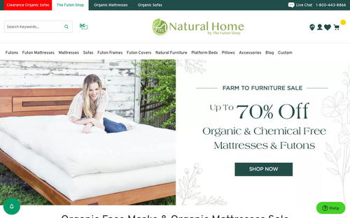 The Futon Shop website screenshot