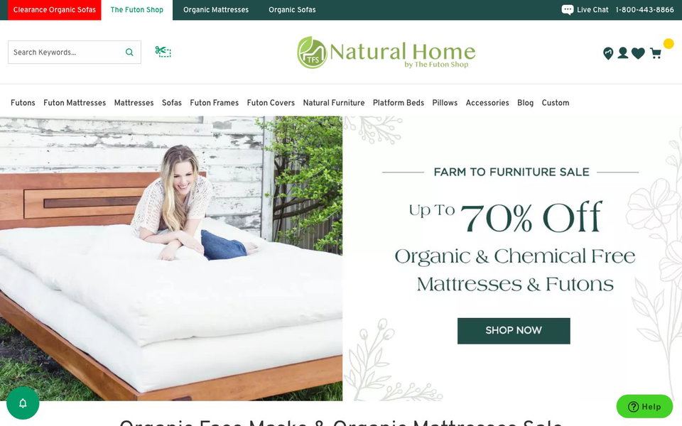 The Futon Shop website