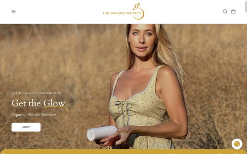 The Golden Secrets website screenshot