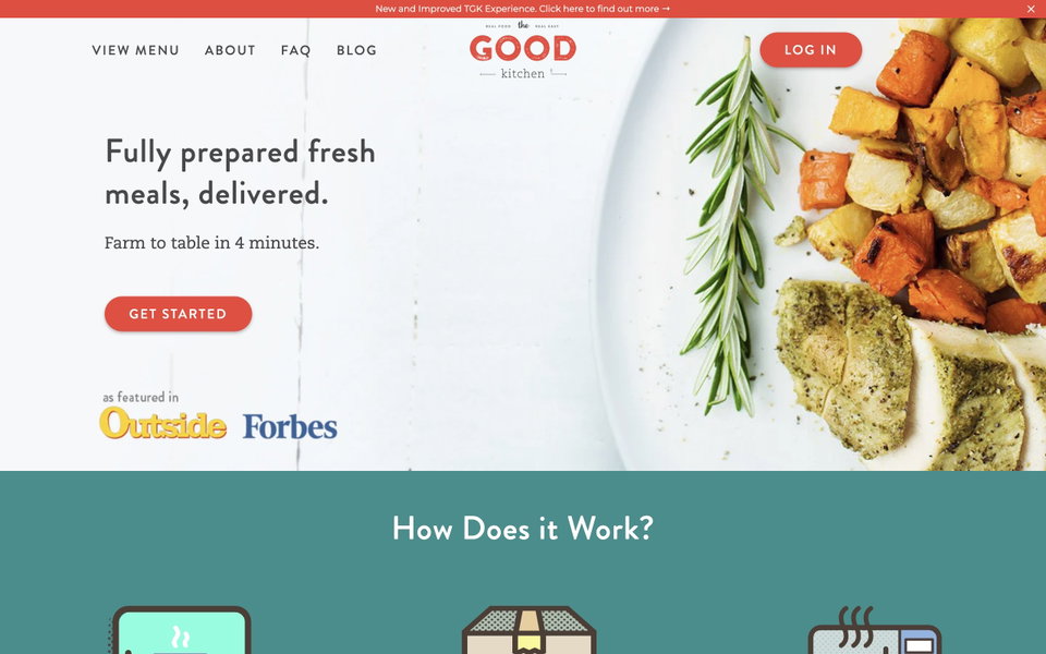 The Good Kitchen website