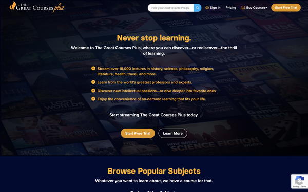 The Great Courses Plus