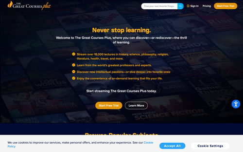 The Great Courses Plus