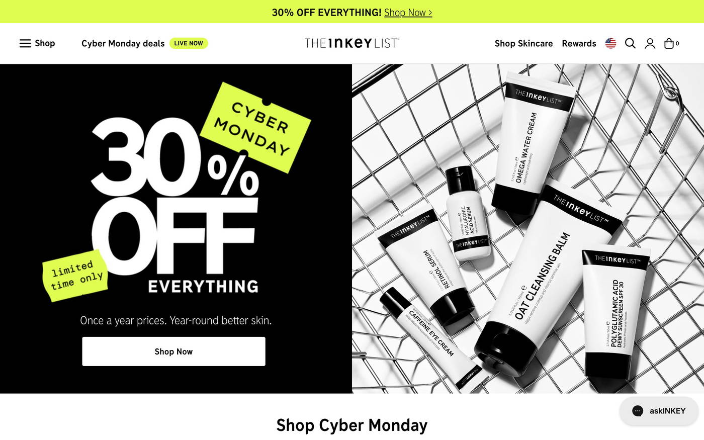 The INKEY List screenshot