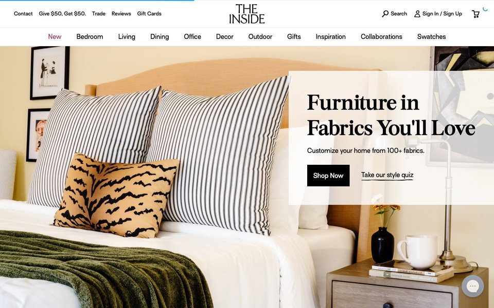 The Inside website