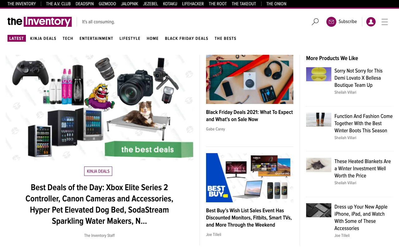 The Inventory screenshot