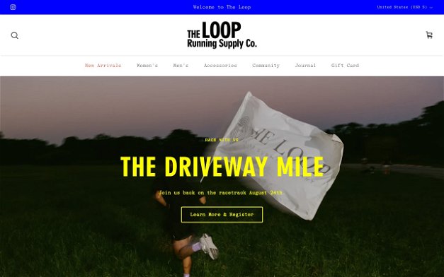 The Loop Running Supply on Shomp